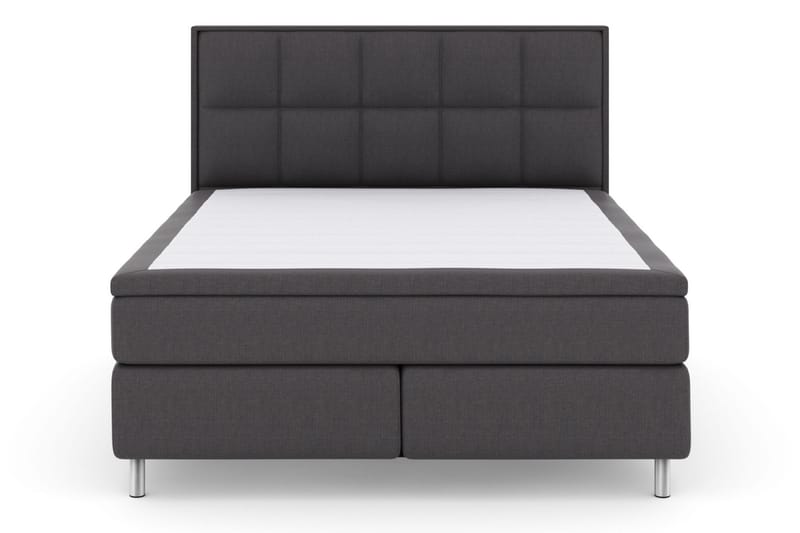 Komplett Sengepakke Choice No 5 210x210 Medium Lateks - Mørkegrå|Metallben - Møbler - Senger - Kontinentalsenger