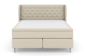 Komplett Sengepakke Choice No 5 210x210 Medium Watergel - Beige|Metallben - Møbler - Senger - Kontinentalsenger