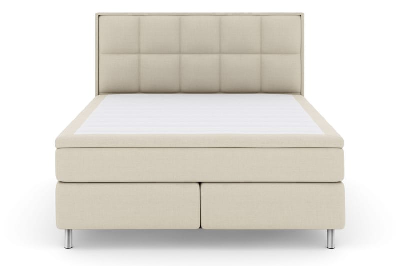 Komplett Sengepakke Choice No 5 210x210 Medium Watergel - Beige|Metallben - Møbler - Senger - Kontinentalsenger