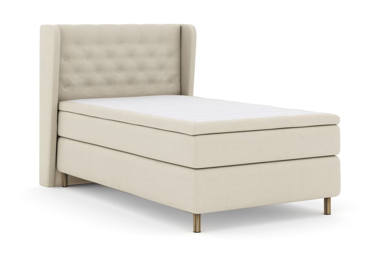Komplett Sengepakke Choice No 6 120x200 Fast Memory/Pocket - Beige|Kobberben - Møbler - Senger - Kontinentalsenger