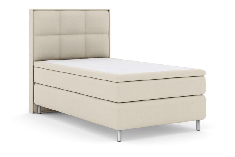 Komplett Sengepakke Choice No 6 120x200 Medium Lateks/Memory - Beige|Metallben - Møbler - Senger - Enkeltsenger