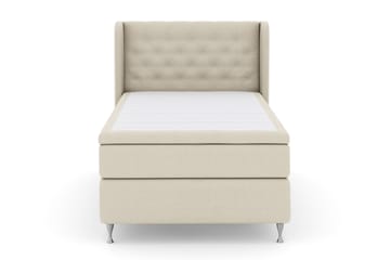 Komplett Sengepakke Choice No 6 120x200 Medium Memory/Pocket - Beige|Sølvben - Møbler - Senger - Kontinentalsenger