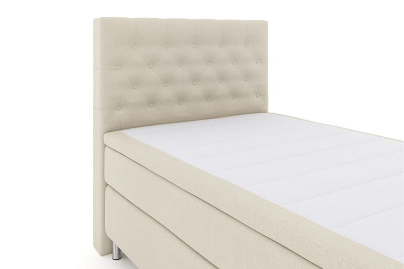 Komplett Sengepakke Choice No 6 120x200 Medium Watergel - Beige|Metallben - Møbler - Senger - Enkeltsenger