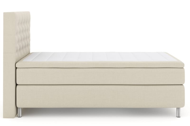 Komplett Sengepakke Choice No 6 120x200 Medium Watergel - Beige|Metallben - Møbler - Senger - Enkeltsenger
