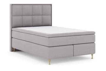 Komplett Sengepakke Choice No 6 140x200 Fast Lateks/Memory - Lysegrå|Gullben - Møbler - Senger - Kontinentalsenger