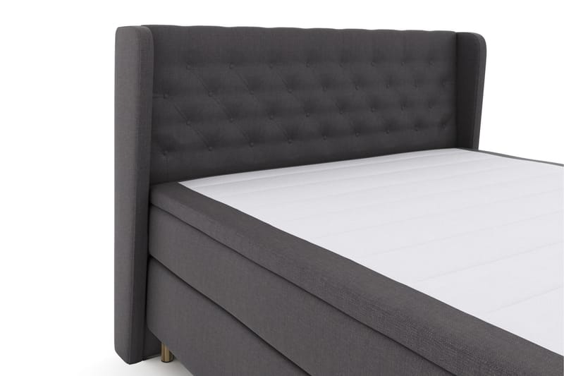 Komplett Sengepakke Choice No 6 160x200 Medium Watergel - Mørkegrå|Kobberben - Møbler - Senger - Kontinentalsenger