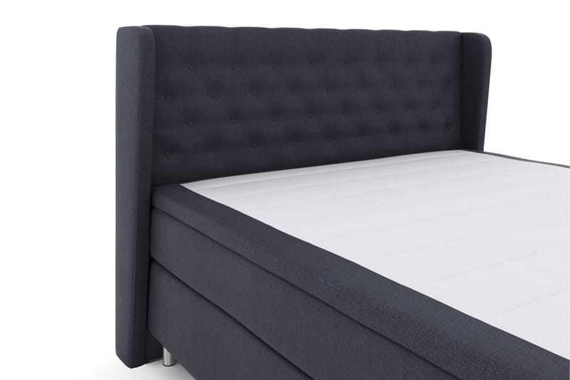 Komplett Sengepakke Choice No 6 180x200 Fast/Medium Watergel - Blå|Metallben - Møbler - Senger - Kontinentalsenger