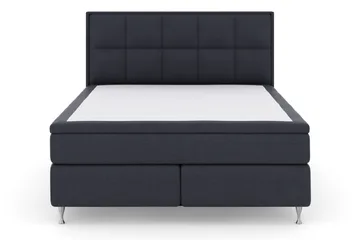 Komplett Sengepakke Choice No 6 180x200 Fast/Medium Watergel - Blå|Sølvben - Møbler - Senger - Kontinentalsenger