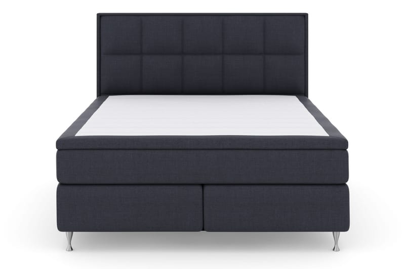 Komplett Sengepakke Choice No 6 180x200 F/M Memory/Pocket - Blå|Sølvben - Møbler - Senger - Kontinentalsenger
