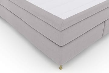 Komplett Sengepakke Choice No 6 180x200 Medium Memory/Pocket - Lysegrå|Gullben - Møbler - Senger - Kontinentalsenger