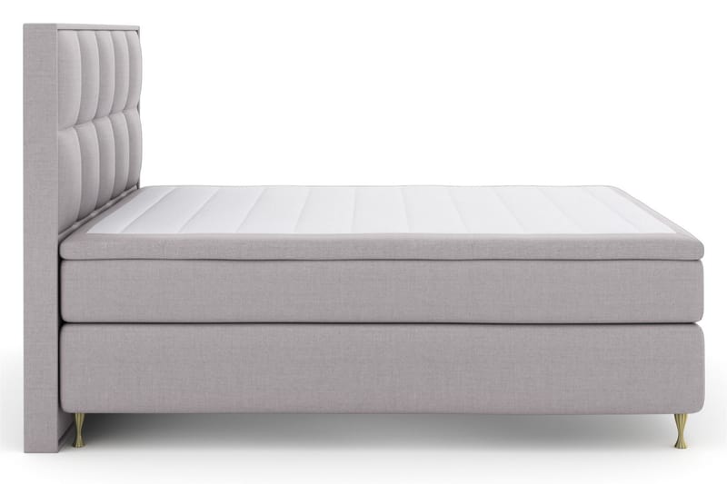 Komplett Sengepakke Choice No 6 180x200 Medium Memory/Pocket, Lysegrå|Gullben