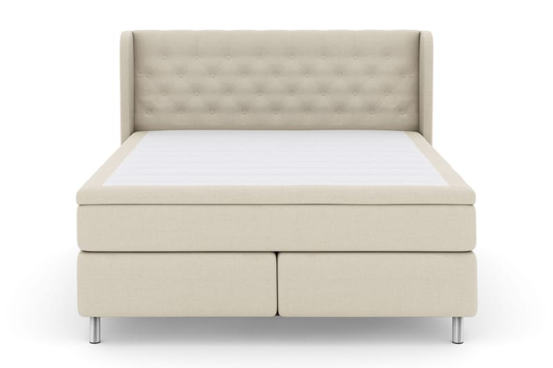 Komplett Sengepakke Choice No 6 210x210 Fast Lateks/Memory - Beige|Metallben - Møbler - Senger - Kontinentalsenger