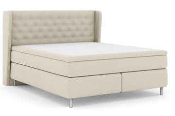 Komplett Sengepakke Choice No 6 210x210 Fast Lateks/Memory - Beige|Metallben - Møbler - Senger - Kontinentalsenger