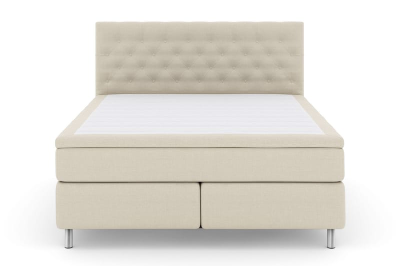 Komplett Sengepakke Choice No 6 210x210 Fast Watergel - Beige|Metallben - Møbler - Senger - Kontinentalsenger