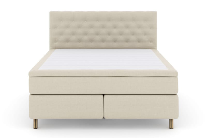 Komplett Sengepakke Choice No 6 210x210 Medium Memory/Pocket - Beige|Kobberben - Møbler - Senger - Kontinentalsenger