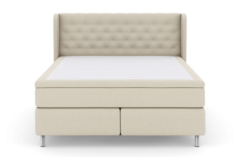 Komplett Sengepakke Choice No 6 210x210 Medium Watergel - Beige|Metallben - Møbler - Senger - Kontinentalsenger