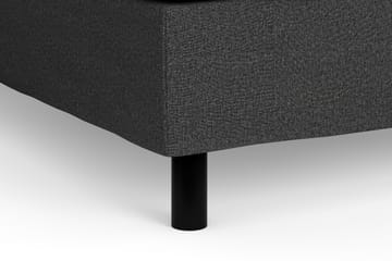 Komplett Sengepakke Rocky 160x200 - Mørkgrå - Møbler - Senger - Kontinentalsenger