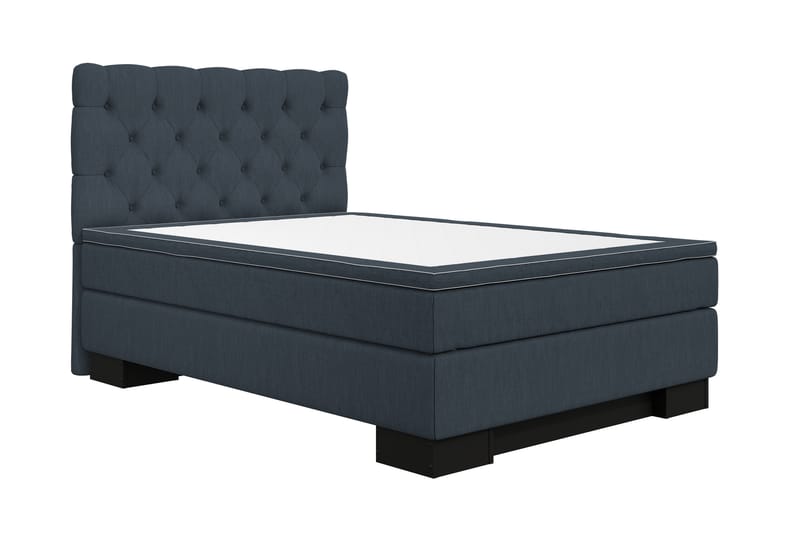 Komplett Sengepakke Romance Lyx 140x200 - Mørkblå - Kontinentalsenger - Komplett sengepakke