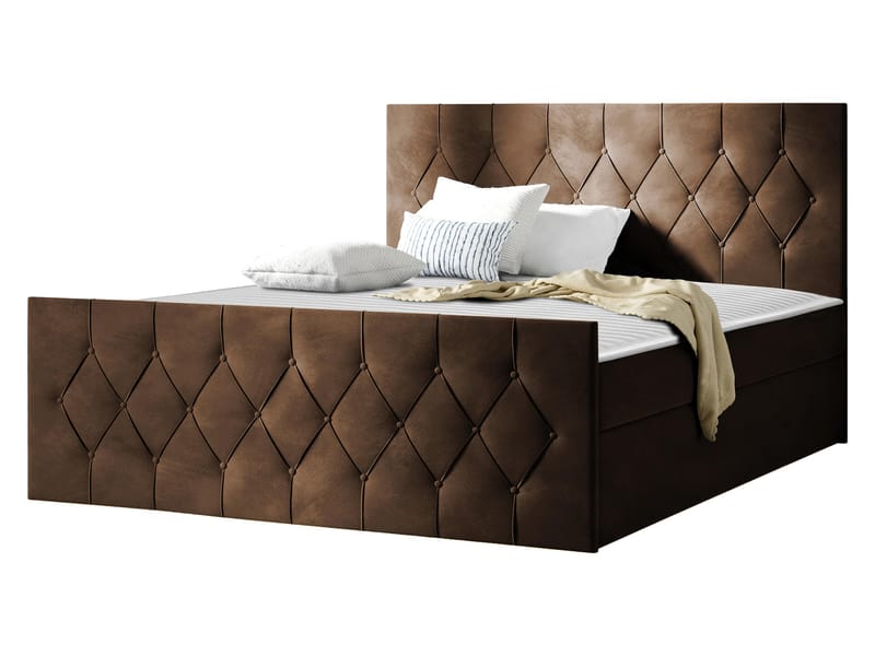 Kontinentalseng 127x216 cm, Brun