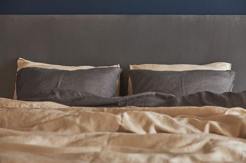 Kontinentalseng Chilla Pluss 140x200 cm - Grå - Kontinentalsenger - Komplett sengepakke
