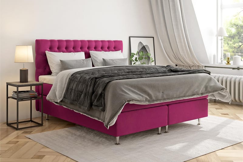 Kontinentalseng Estelle 180x200 cm - Rosa - Møbler - Senger - Kontinentalsenger