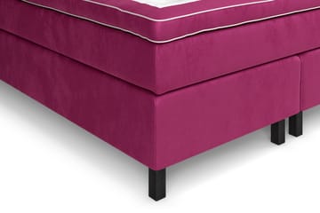 Kontinentalseng Estelle 180x200 cm - Rosa/Fløyel - Møbler - Senger - Kontinentalsenger