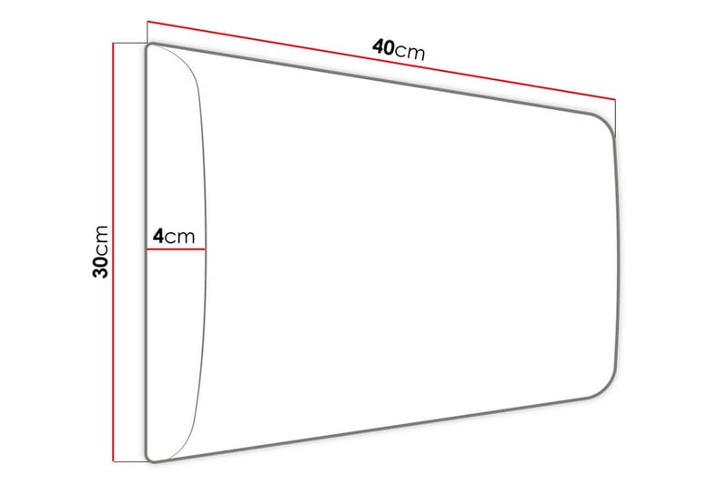 Kontinentalseng Forenza 140x200 cm+Panel 40 cm - Hvit - Møbler - Senger - Sengeramme & sengestamme