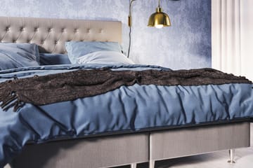 Kontinentalseng Meja 120x200 Lysegrå - Møbler - Senger - Enkeltsenger