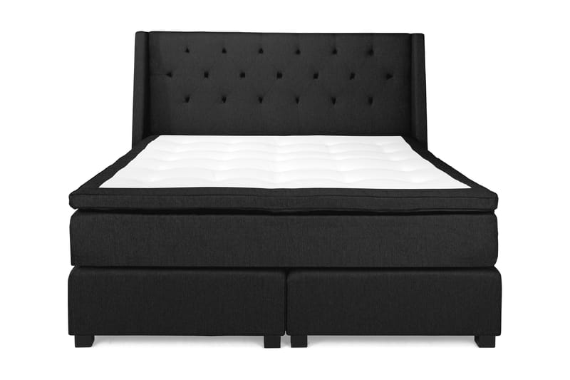 Komplett Sengepakke Langham 180x200 cm Svart - Komplett sengepakke - Kontinentalsenger - Dobbeltsenger