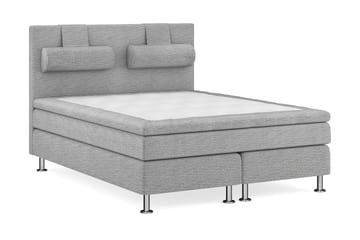 Layla Kontinentalseng 160 - Lysegrå - Møbler - Senger - Kontinentalsenger