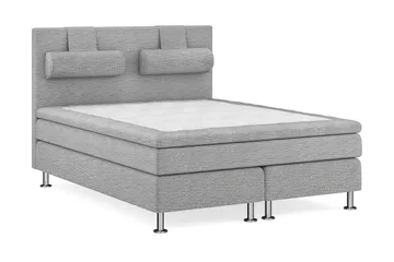 Layla Kontinentalseng 160 - Lysegrå - Møbler - Senger - Kontinentalsenger