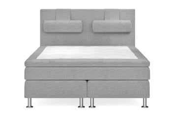 Layla Kontinentalseng 160 - Lysegrå - Møbler - Senger - Kontinentalsenger