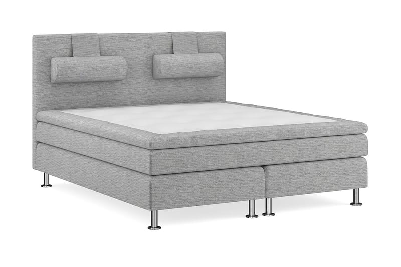 Layla Kontinentalseng 180 cm Uten Sengegavl - Lysegrå - Møbler - Senger - Kontinentalsenger
