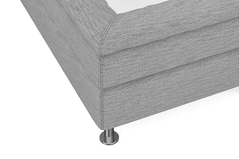 Layla Kontinentalseng 180 cm Uten Sengegavl - Lysegrå - Møbler - Senger - Kontinentalsenger