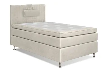 Mega Komplett Sengepakke 140x200 - Beige - Møbler - Senger - Kontinentalsenger