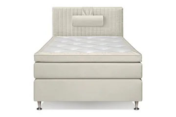 Mega Komplett Sengepakke 140x200 - Beige - Møbler - Senger - Kontinentalsenger