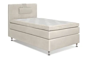 Mega Komplett Sengepakke 140x200 - Beige - Møbler - Senger - Kontinentalsenger