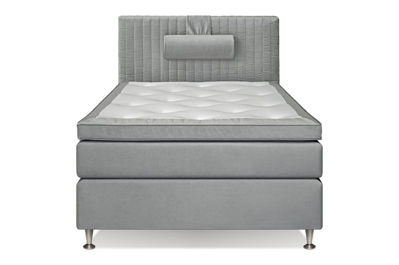 Mega Komplett Sengepakke 140x200 - Lysegrå - Møbler - Senger - Kontinentalsenger