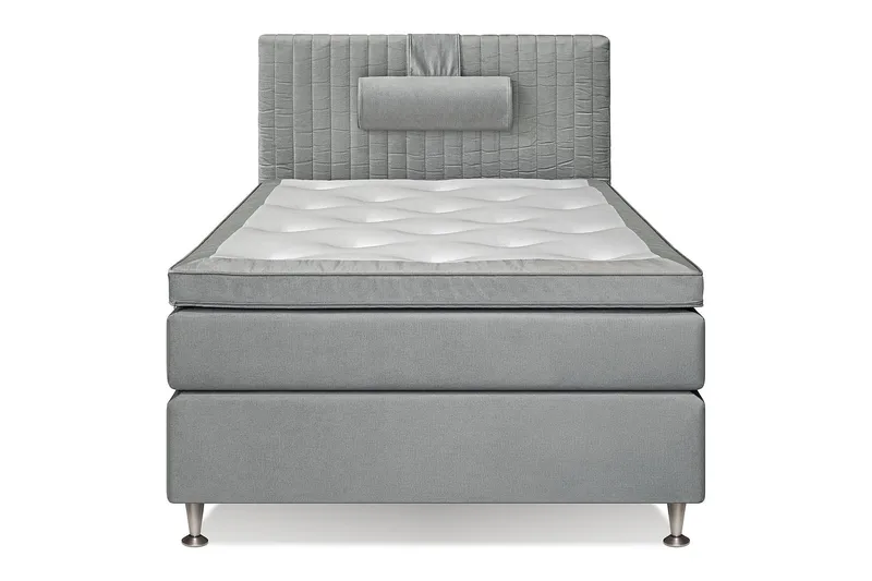 MEGA Kontinentalseng 140x200 - Lysegrå - Møbler - Senger - Kontinentalsenger