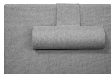 Meja Komplett Sengpakke Kontinentalseng 160x200 cm - Lysgrå med nakkestøtte - Møbler - Senger - Kontinentalsenger