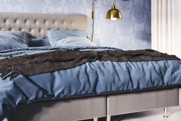 Meja Sengepakke 140x200 - Lysegrå - Møbler - Senger - Kontinentalsenger