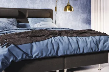 Meja Sengepakke 160x200 - Svart med nakkepute - Møbler - Senger - Kontinentalsenger