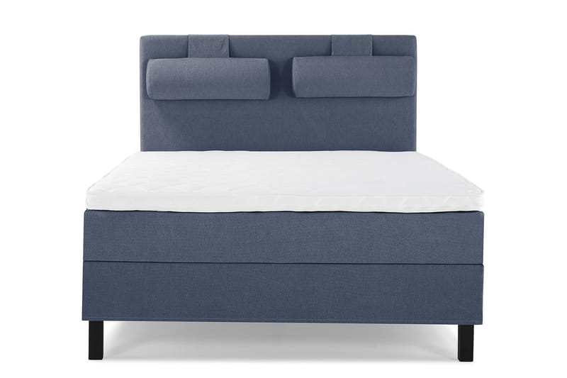 Komplett Sengepakke Olivia 140x200 Diamant Sengegavl Mørkebl - Komplett sengepakke - Kontinentalsenger