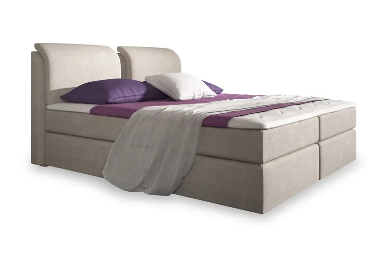 Owen Oppbevaringsseng 160x200 Beige, Beige