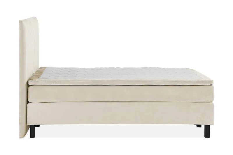 Princess Kontinentalseng 120x200cm - Beige/Fløyel - Møbler - Senger - Kontinentalsenger