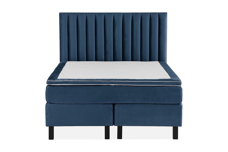Princess Kontinentalseng 120x200cm, Mørkeblå/Fløyel