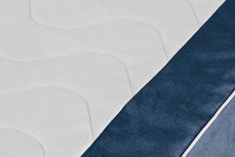 Princess Kontinentalseng 120x200cm - Mørkeblå/Fløyel - Møbler - Senger - Enkeltsenger