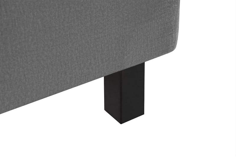 Princess Kontinentalseng 120x200cm - Mørkegrå/Fløyel - Møbler - Senger - Enkeltsenger