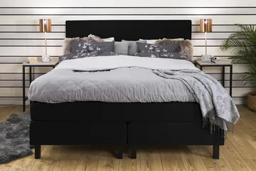 Princess Kontinentalseng - 180x200 Svart - Møbler - Senger - Kontinentalsenger