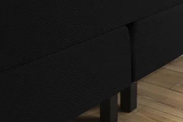 Princess Kontinentalseng - 180x200 Svart - Møbler - Senger - Kontinentalsenger